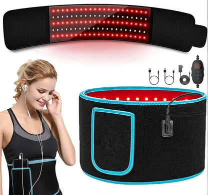 Red ＆Infrared Light Therapy Belt 850Nm 660Nm LED Beauty Devices Fo Wrap Burn Fat Face Wrap Slimming Waist Heat Pad Full Body