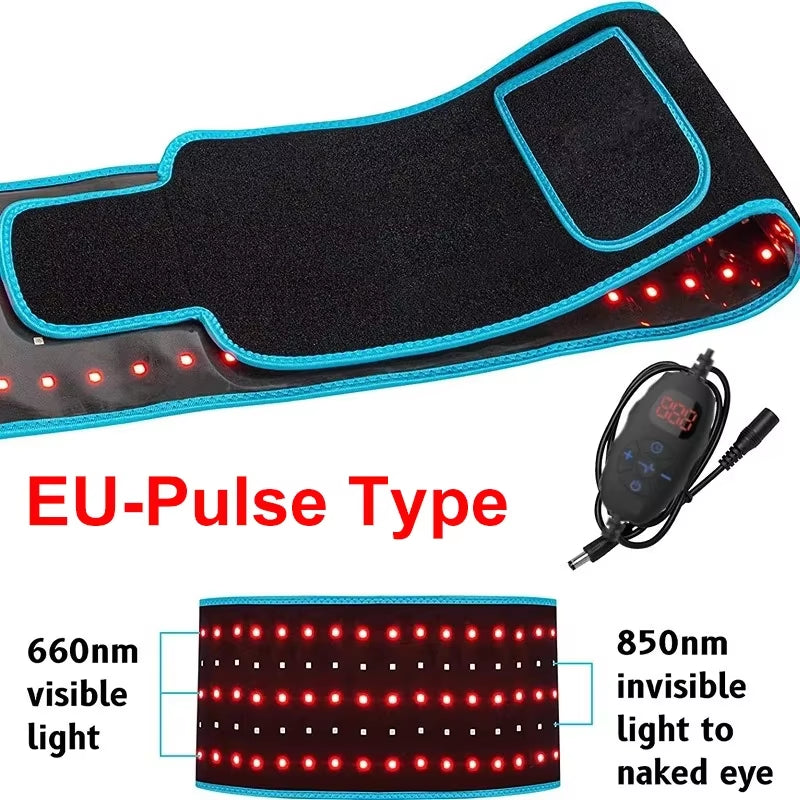Red ＆Infrared Light Therapy Belt 850Nm 660Nm LED Beauty Devices Fo Wrap Burn Fat Face Wrap Slimming Waist Heat Pad Full Body