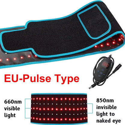 Red ＆Infrared Light Therapy Belt 850Nm 660Nm LED Beauty Devices Fo Wrap Burn Fat Face Wrap Slimming Waist Heat Pad Full Body