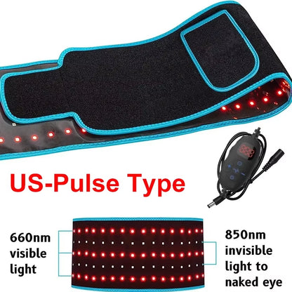 Red ＆Infrared Light Therapy Belt 850Nm 660Nm LED Beauty Devices Fo Wrap Burn Fat Face Wrap Slimming Waist Heat Pad Full Body